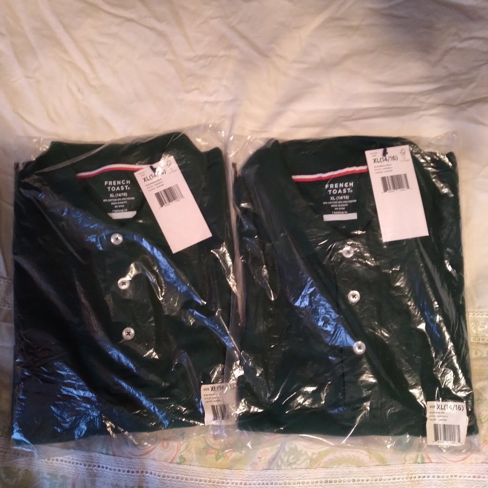 Polo style uniform shirts